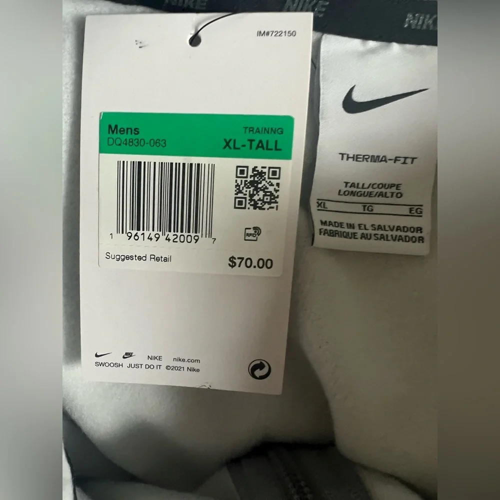 🆕 Nike Therma-Fit Gray Hoodie - Picture 4 of 4